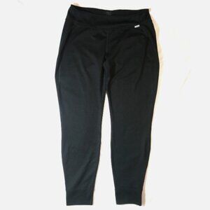 Sz XL Women's Patagonia Capilene 3 Midweight Leggings Tight Baselayer Black